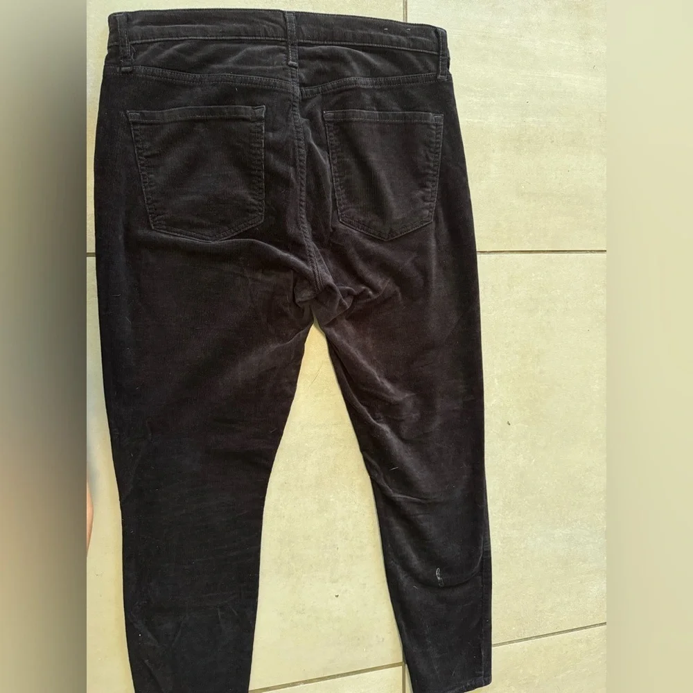 🔥 4 for $20 DEAL 🔥 GAP Black Corduroy Skinny Jeans Legging Pants Sz 8/29